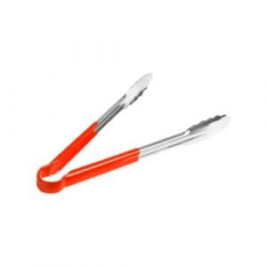 COLOURED UTILITY TONGS (RED) - 300MM