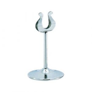 TABLE NUMBER STAND S/STEEL - 100MM