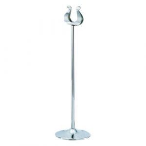 TABLE NUMBER STAND S/STEEL - 300MM