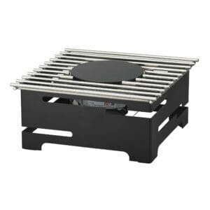 MULTI STAND SQUARE - BLACK - DUAL TYPE (STERNO & INDUCTION) 360x360x174mm