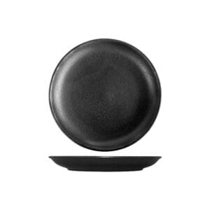TEMPEST - BLACK - COUPE PLATE - 19.5CM (24)