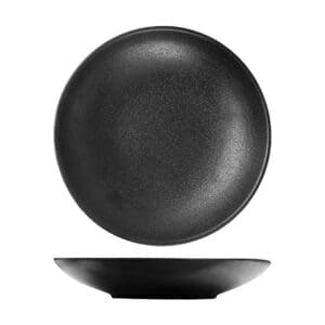 TEMPEST - BLACK - DEEP COUPE PLATE - 28CM (12)