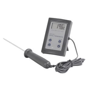 THERMOMETER DIGITAL + TIMER -50?C to 200?C RECALIBRATABLE COOKING THERMOMETER