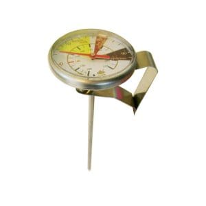 THERMOMETER COFFEE 125mm (50?C to 100?C) COFFEE, CAPPUCCINO, MILK THERMOMETER