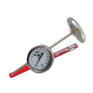 THERMOMETER DEEP FRYING 130mm (0?C to 300?C) USE IN POTS, DEEP FAT FRYERS