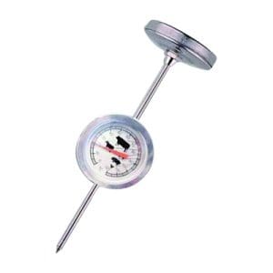THERMOMETER ROASTING STEEL STEM 140mm 0?C to 120?C COOKING THERMOMETER