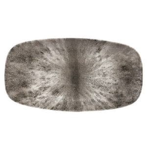 STONE QUARTZ BLACK - OBLONG CHEFS PLATE - 30 X 15.3CM (12)