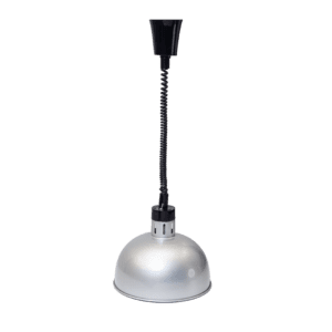 DECORATIVE FOOD DISPLAY LAMP (MATT SILVER) NEW