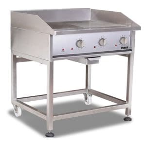 HEAVY DUTY - GRILLERS - FLOOR STANDING - HALF FLAT GRILL/HALF RIBBED TOP - ELECTRIC - 900