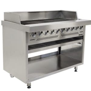 GAS GRILLER ANVIL - 10 BURNER RADIANT - FREE STANDING