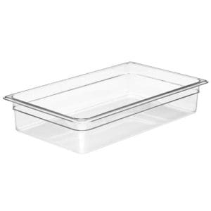 GN FOODPAN 1/1 POLYCARBONATE CLEAR 100MM