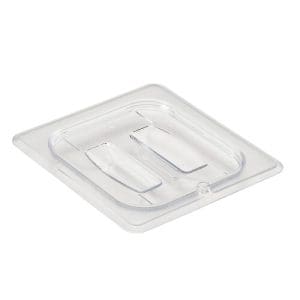 POLYCARBONATE CLEAR LID WITH HANDLE FOR 1/6 PANS