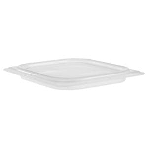 POLYPROPYLENE TRANSLUCENT SNAP ON SEAL COVER FOR 1/6 PANS