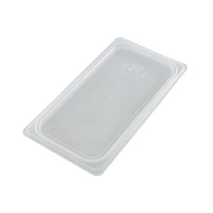 POLYPROPYLENE TRANSLUCENT SNAP ON SEAL COVER FOR 1/3 PANS