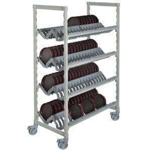 MOBILE DRYING RACK FOR CAMDUCTION BASES - 128 BASE CAPACITY