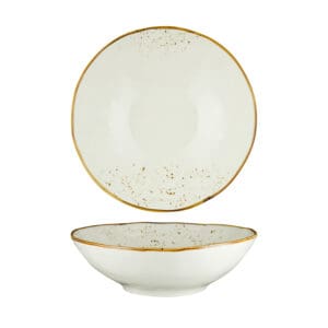 ORGANIC ROUND BOWL - 30.5 X 9.5CM (4)
