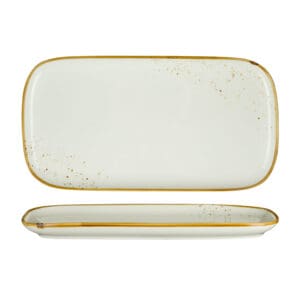 RECTANGULAR PLATE - 35.5 X 18.5CM (4)