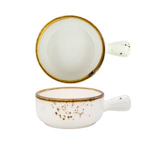 SMALL BOWL WITH HANDLE - 10CM - 7CL (6)
