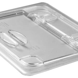 POLYCARBONATE CLEAR HINGED FLIP LID FOR 1/2 PANS