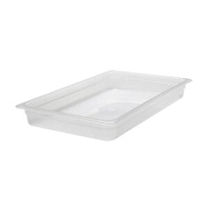 POLYPROPYLENE GN 1/1 FOODPAN TRANSLUSCENT 100MM D