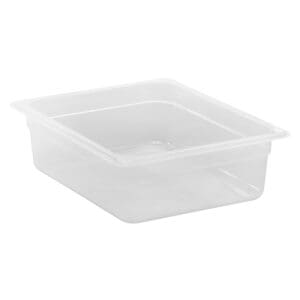 POLYPROPYLENE GN 1/2 FOODPAN TRANSLUSCENT 100MM