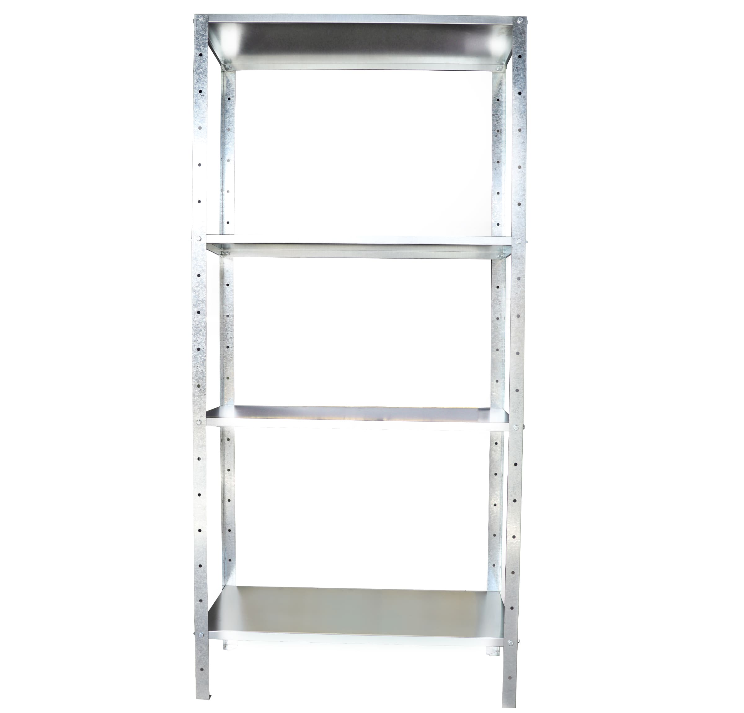 SHELVING UNIT - GALVANIZED - 900MM X 400MM X 1900MM 1 SHELVING UNIT - GALVANIZED - 900MM X 400MM X 1900MM